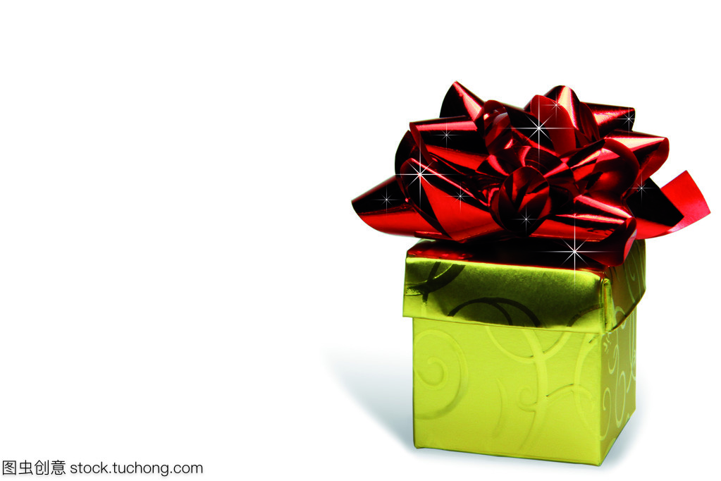 紅色蝴蝶結(jié)禮品盒